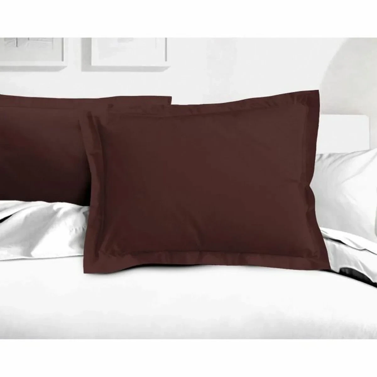 Juego de fundas de almohada Lovely Home LH71587 Marrón 50 x 70 cm 2 Unidades