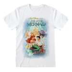 Camiseta de Manga Corta The Little Mermaid Classic Poster Blanco Unisex