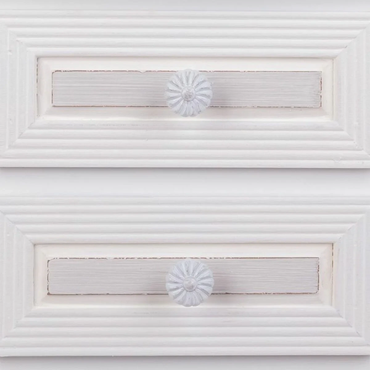 Mesita de Noche Alexandra House Living Blanco 31 x 71 x 38 cm