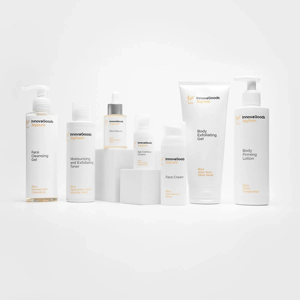 Gel Exfoliante Corporal Rice Joynew InnovaGoods 200 ml