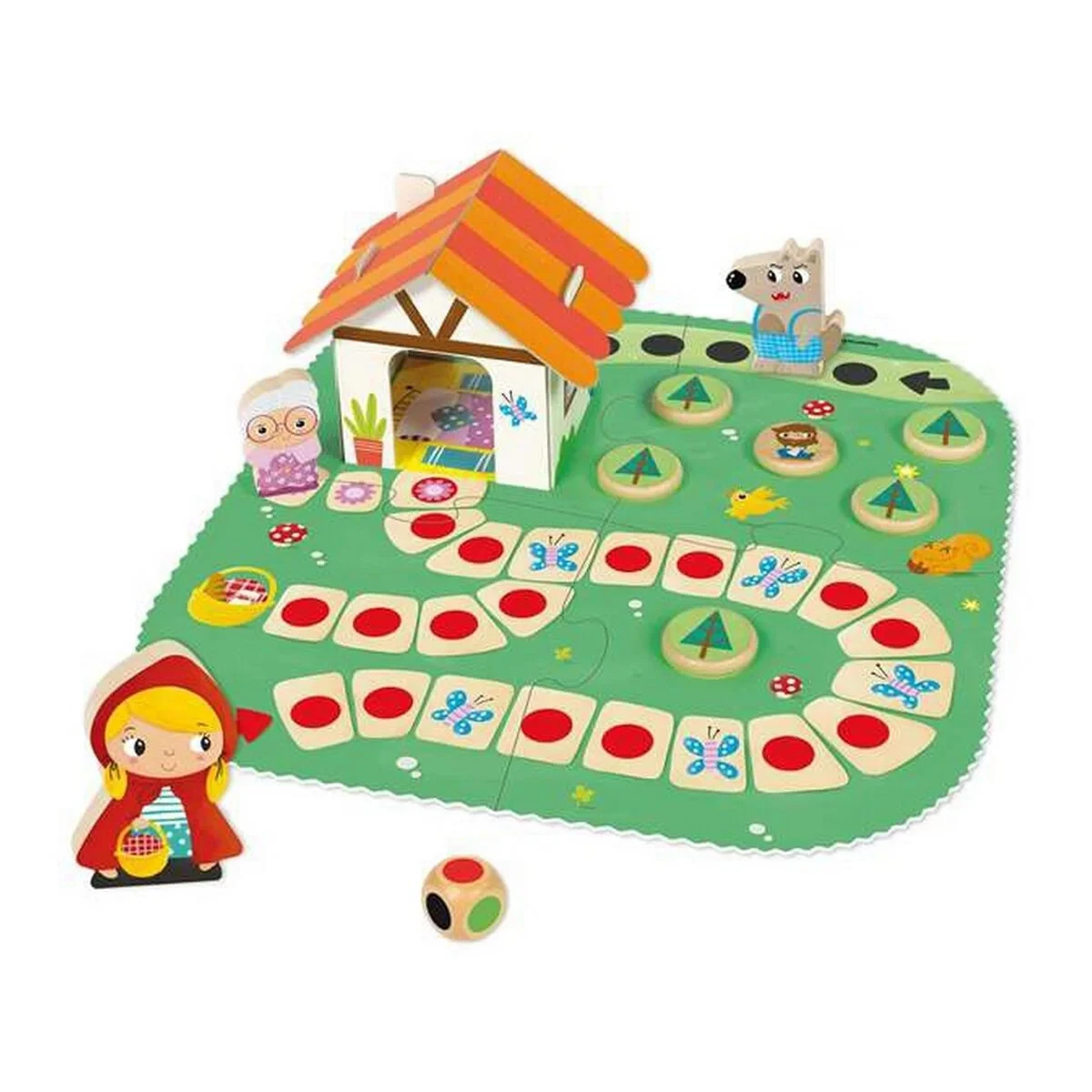 Juego Educativo Goula Little Red Ridding Hood 9 Piezas