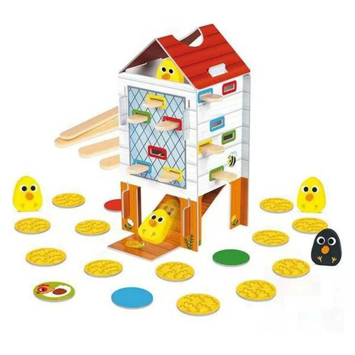 Juego de Habilidad para Bebé HAPPY CHICKEN Goula 53170