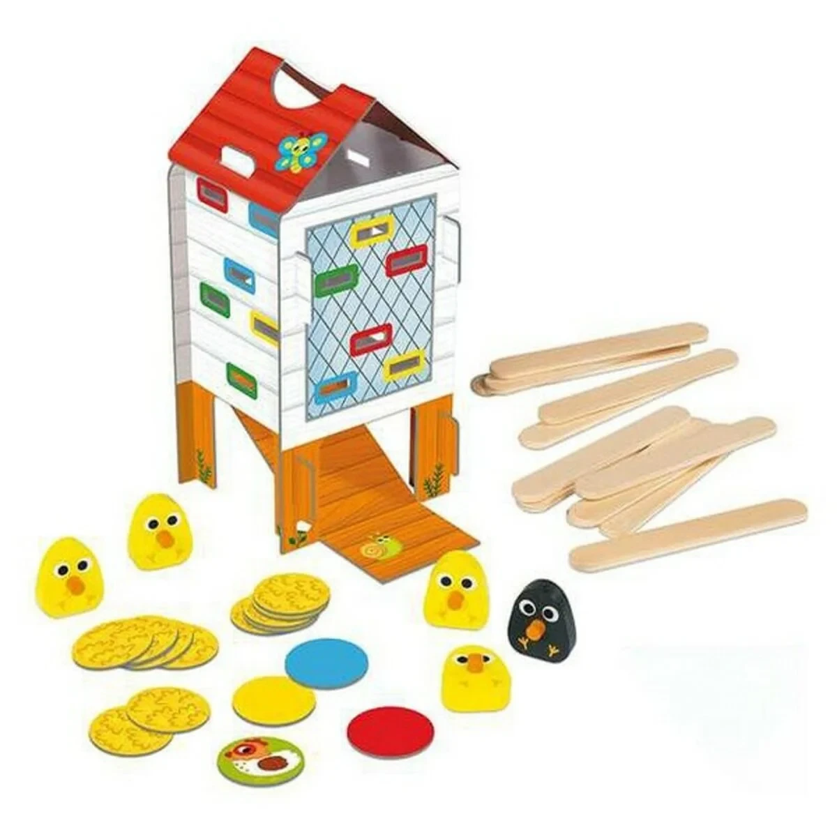 Juego de Habilidad para Bebé HAPPY CHICKEN Goula 53170