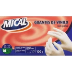 Guantes Desechables Mical VINILO TALLA M M (100 Unidades)