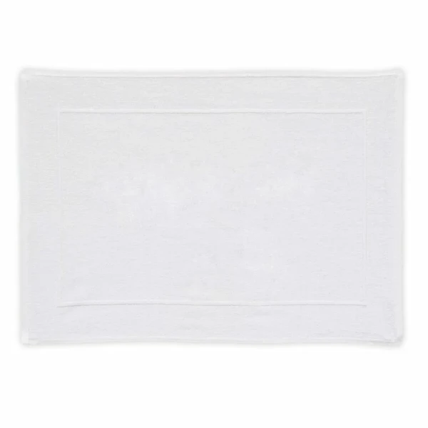 Alfombra de baño Tejidos Reina Blanco 50 x 70 cm