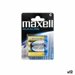 Pilas Alcalinas Maxell LR14 (12 Unidades)