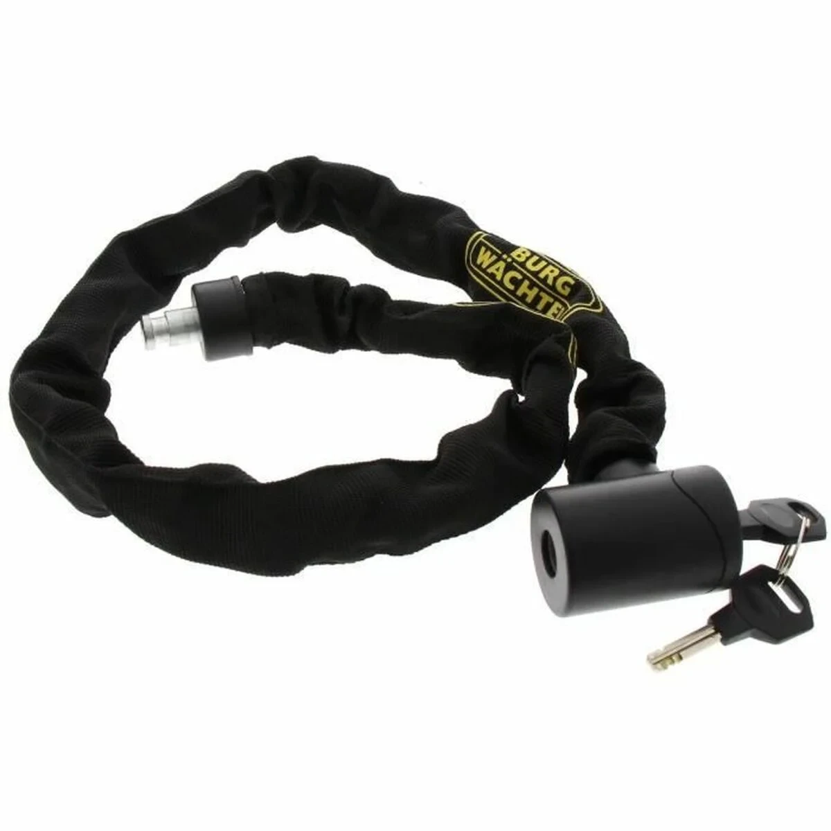 Candado de llave Burg-Wachter 580 90 BLACK Acero Inoxidable