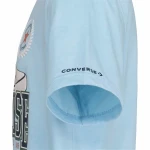Camiseta de Manga Corta Infantil Converse Script Sneaker Gfx Azul cielo