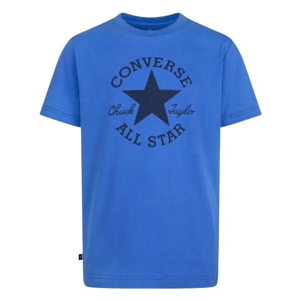 Camiseta de Manga Corta Infantil Converse Sustainable Core Sse Azul