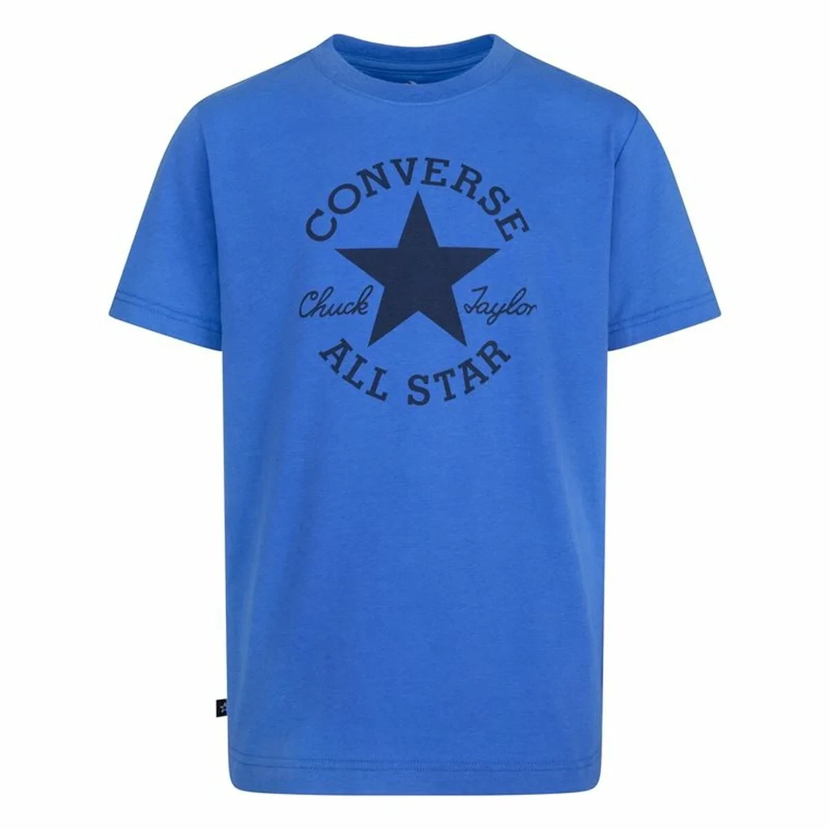 Camiseta de Manga Corta Infantil Converse Sustainable Core Sse Azul