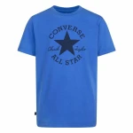 Camiseta de Manga Corta Infantil Converse Sustainable Core Sse Azul