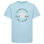 Camiseta de Manga Corta Infantil Converse Sustainable Core Sse Azul cielo