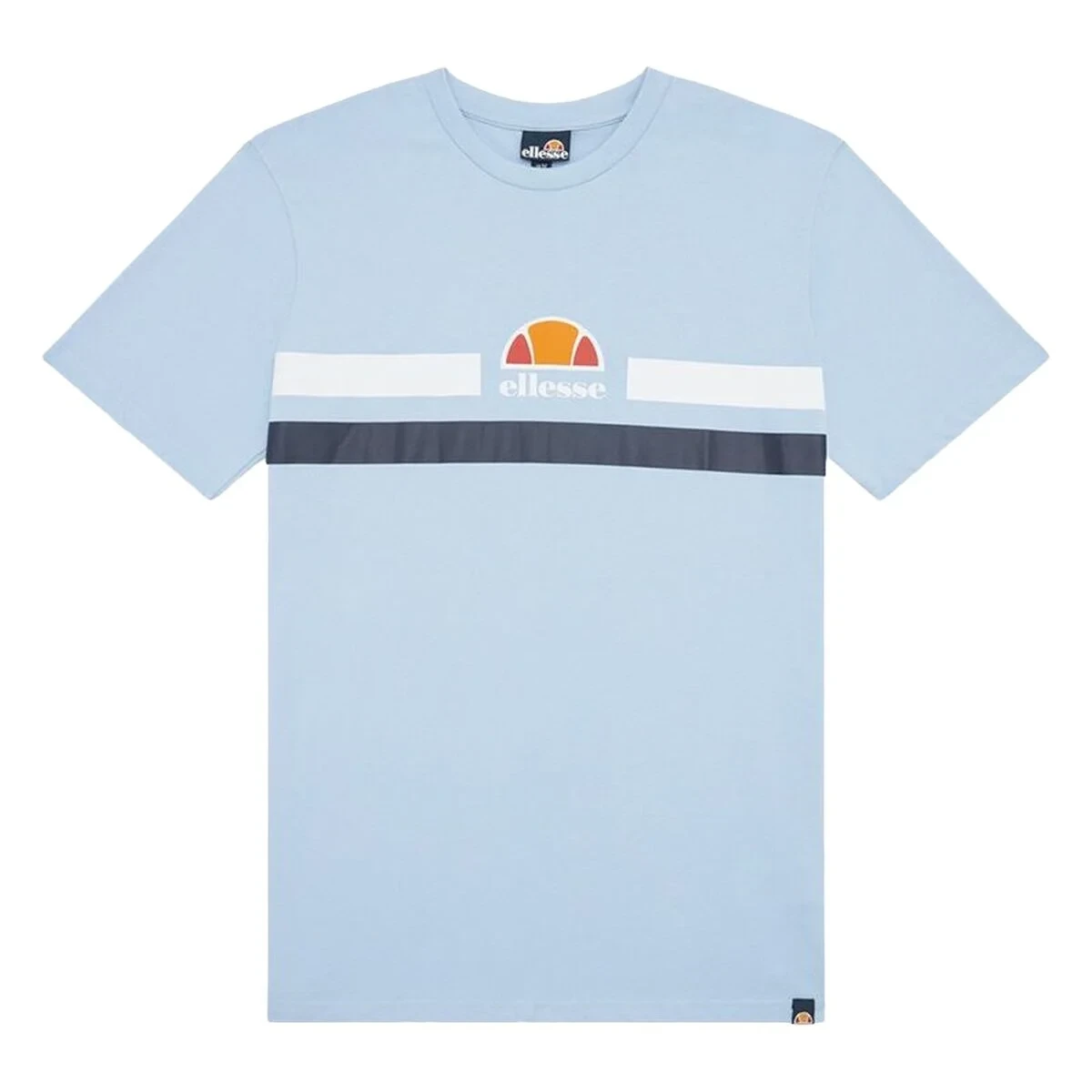 Camiseta de Manga Corta Hombre Ellesse Aprel Cian