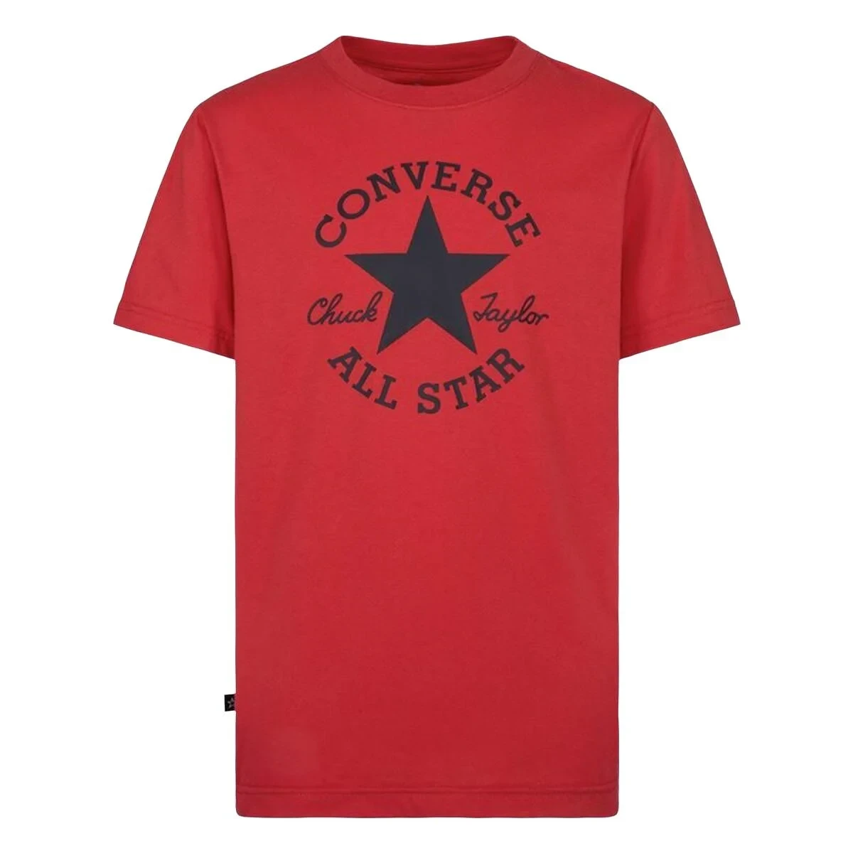 Camiseta de Manga Corta Infantil Converse Sustainable Core Sse Rojo