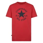 Camiseta de Manga Corta Infantil Converse Sustainable Core Sse Rojo