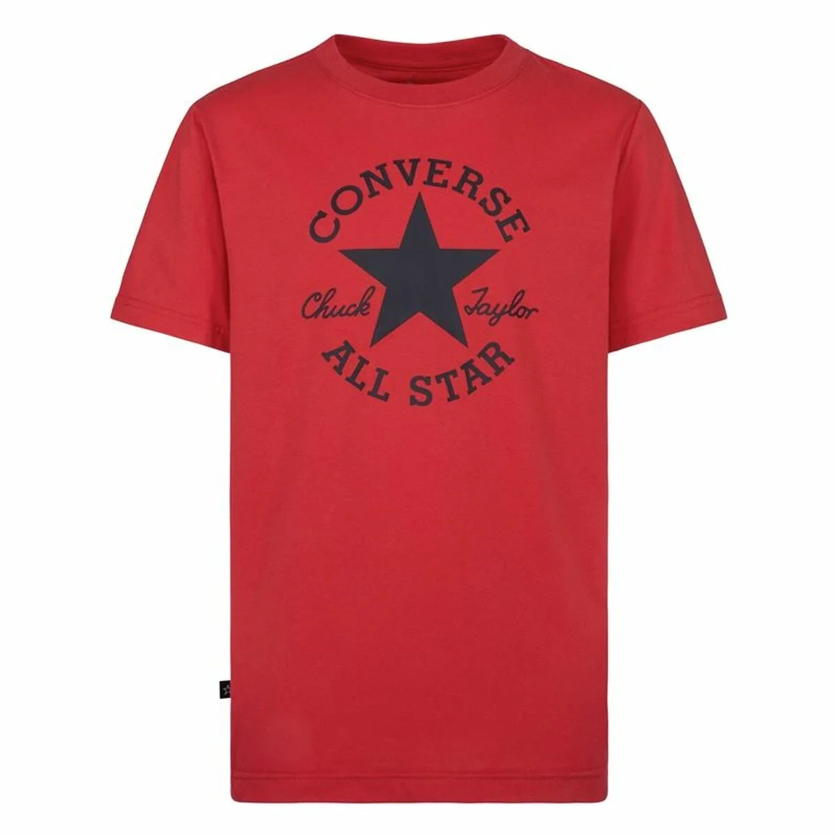 Camiseta de Manga Corta Infantil Converse Sustainable Core Sse Rojo