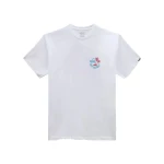 Camiseta de Manga Corta Hombre Vans Classic Mini Dual Palm Blanco