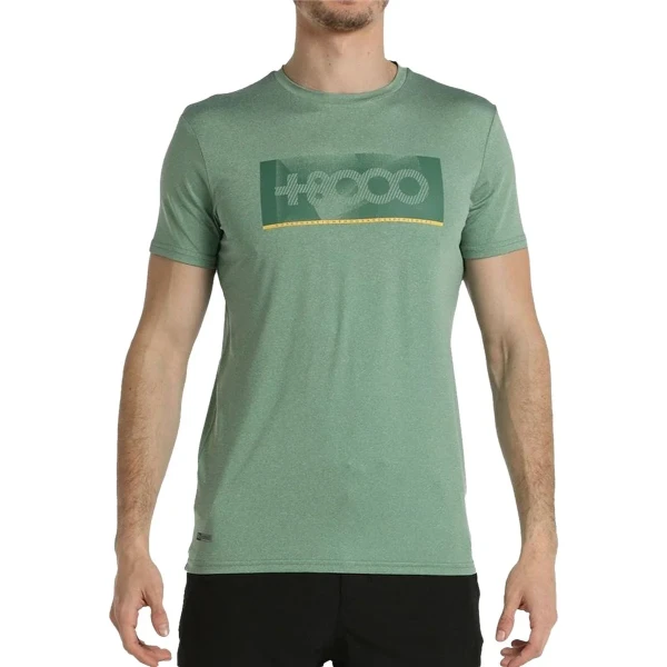 Camiseta de Manga Corta Hombre +8000 Azul