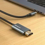 Cable USB-C a HDMI Silver HT LOGAN Negro