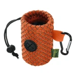 Dispensador de Bolsas para Mascotas Hunter Naranja Portabolsas Malla