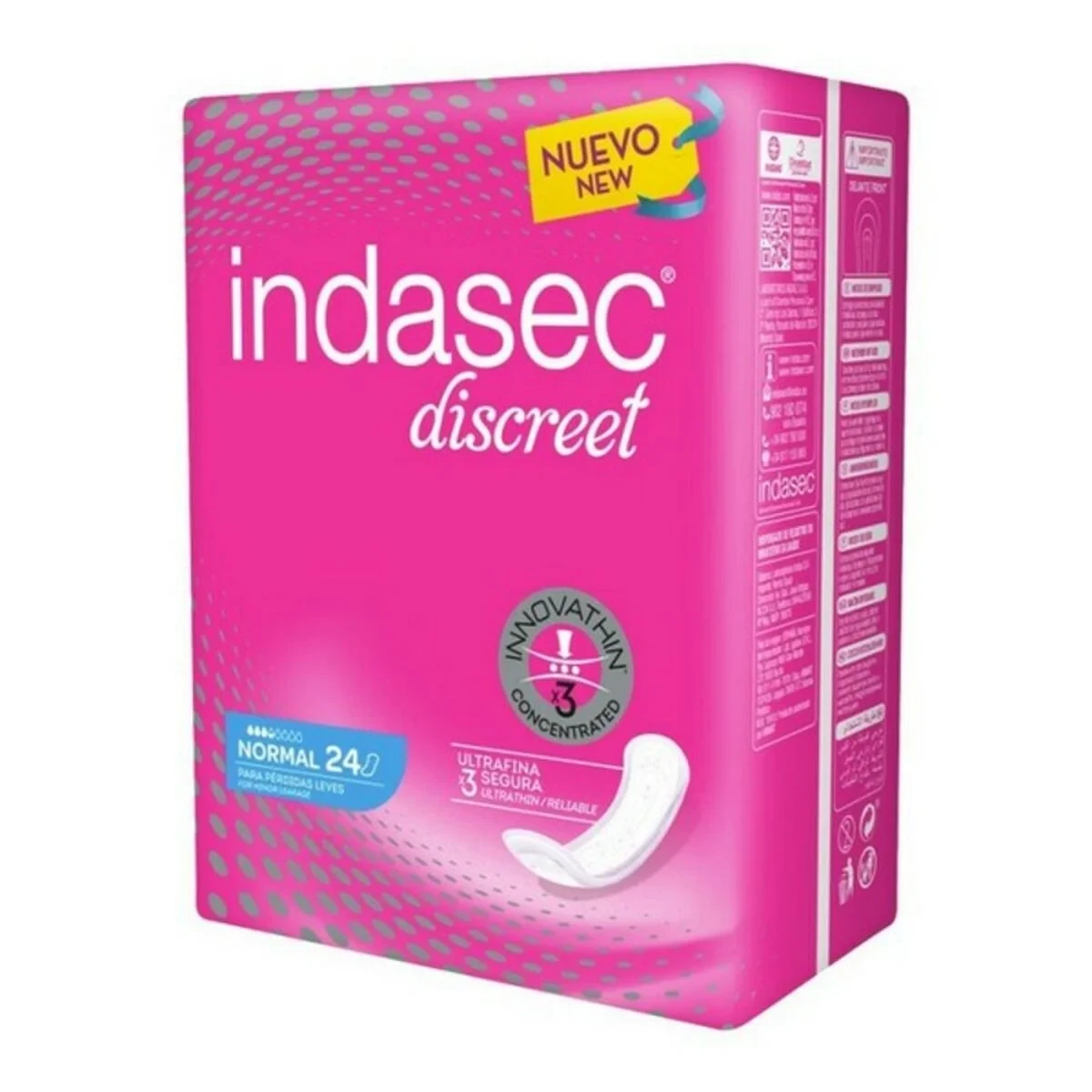 Compresas para Incontinencia Indasec DISCREET