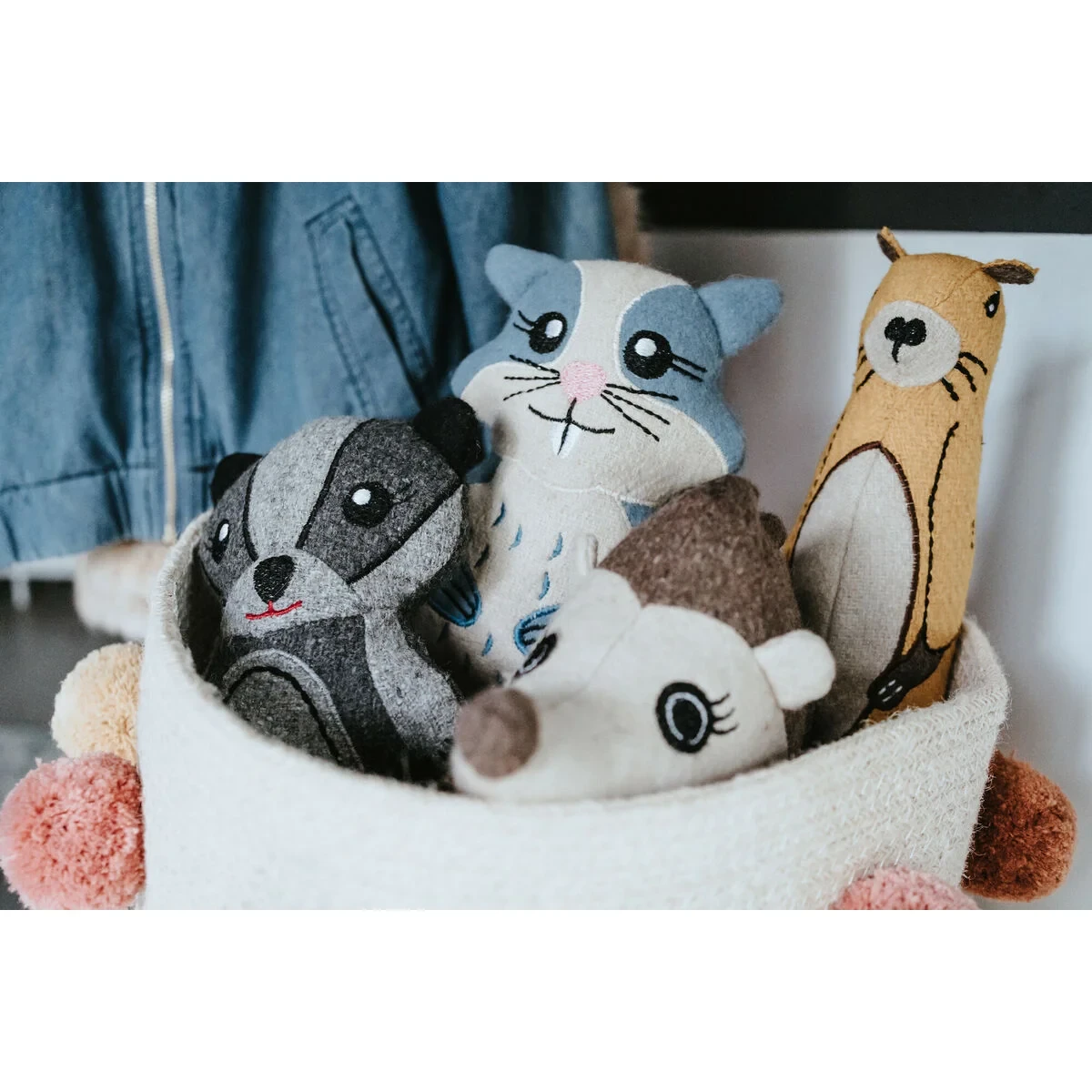 Peluche para perros Hunter Amarillo Algodón 100 % Reciclado Marmota 20 cm