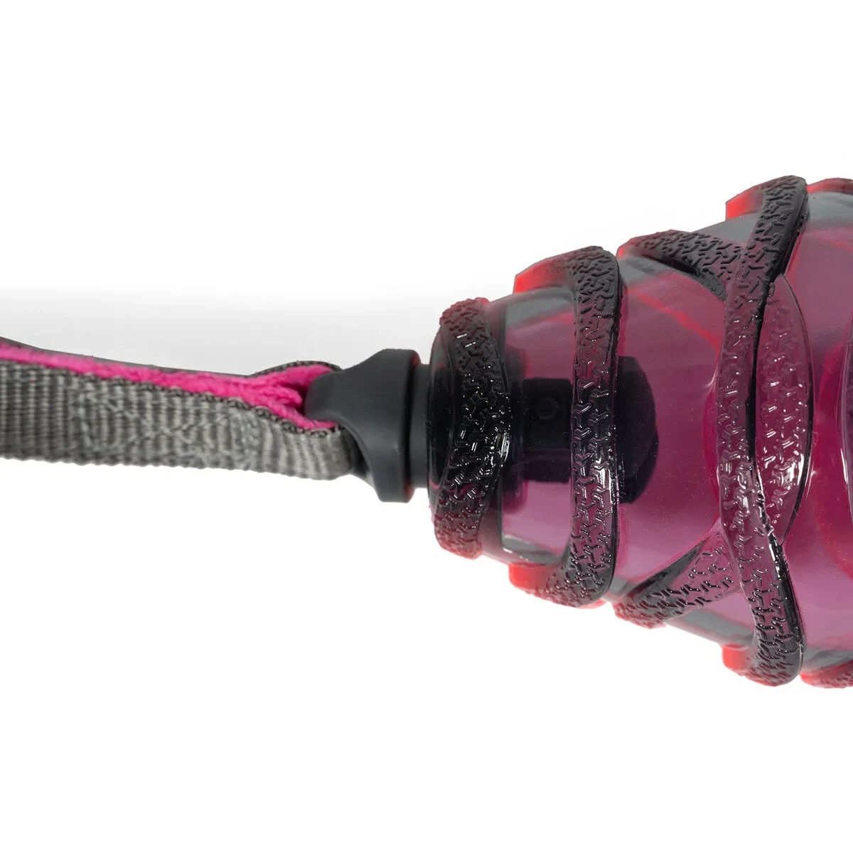 Lanzador de Pelotas para Perros Gloria Gris Rosa TPR Rugby L