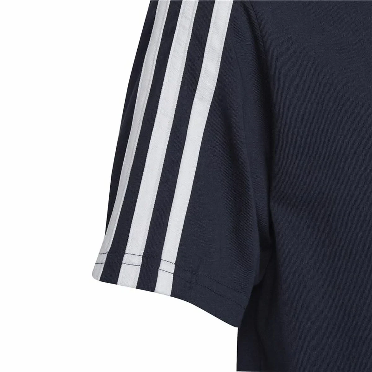 Camiseta de Manga Corta Adidas 3S Badge of Sport Negro