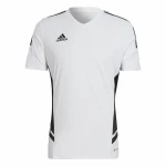 Camiseta de Fútbol de Manga Corta Hombre Adidas Con22 Blanco