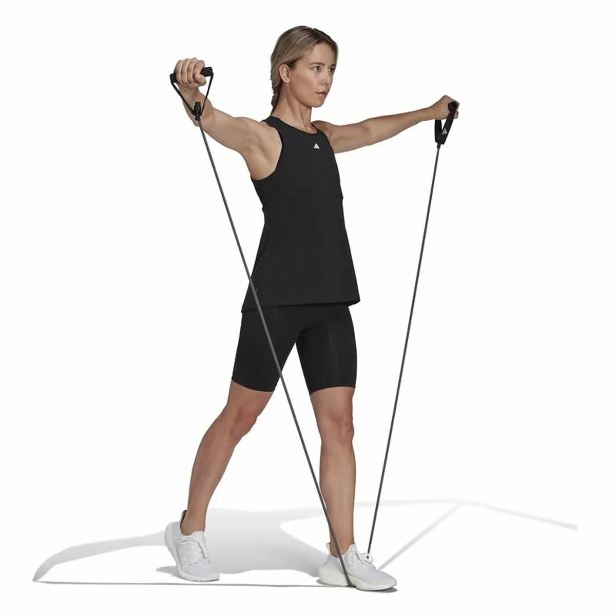 Camiseta de Manga Corta Mujer Adidas Studio Negro