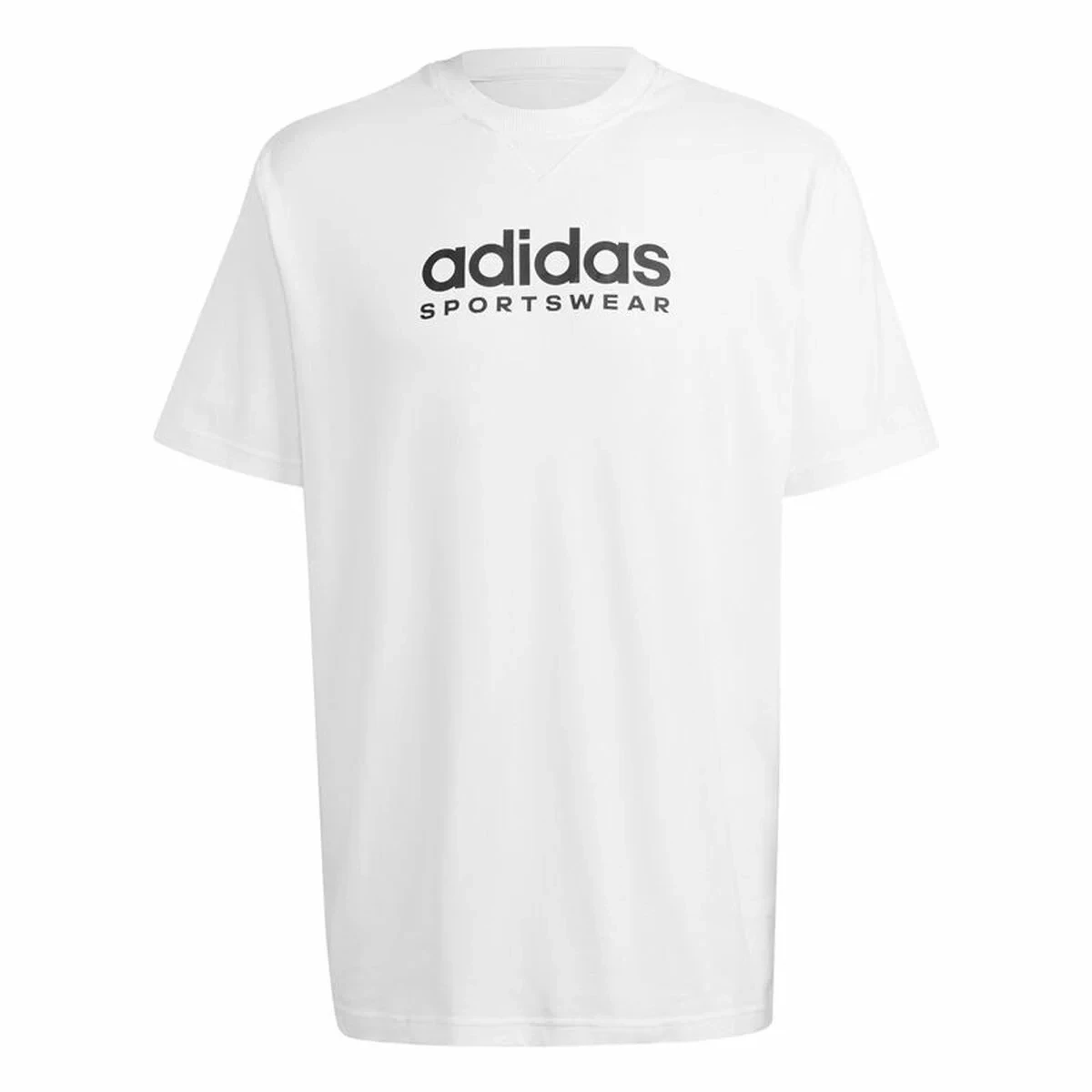Camiseta de Manga Corta Adidas Blanco