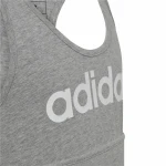 Sujetador Deportivo Adidas Essentials Linear Logo Gris