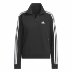 Chaqueta Deportiva para Mujer Adidas 3S Ft Qz Negro
