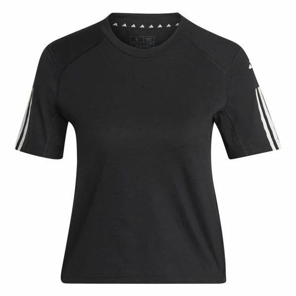 Camiseta de Manga Corta Mujer Adidas Powerreact Negro