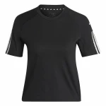 Camiseta de Manga Corta Mujer Adidas Powerreact Negro