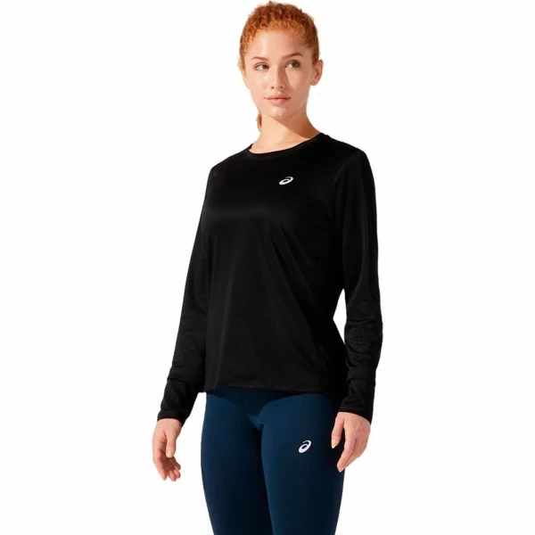 Camisa de Manga Larga Mujer Asics Core LS Negro