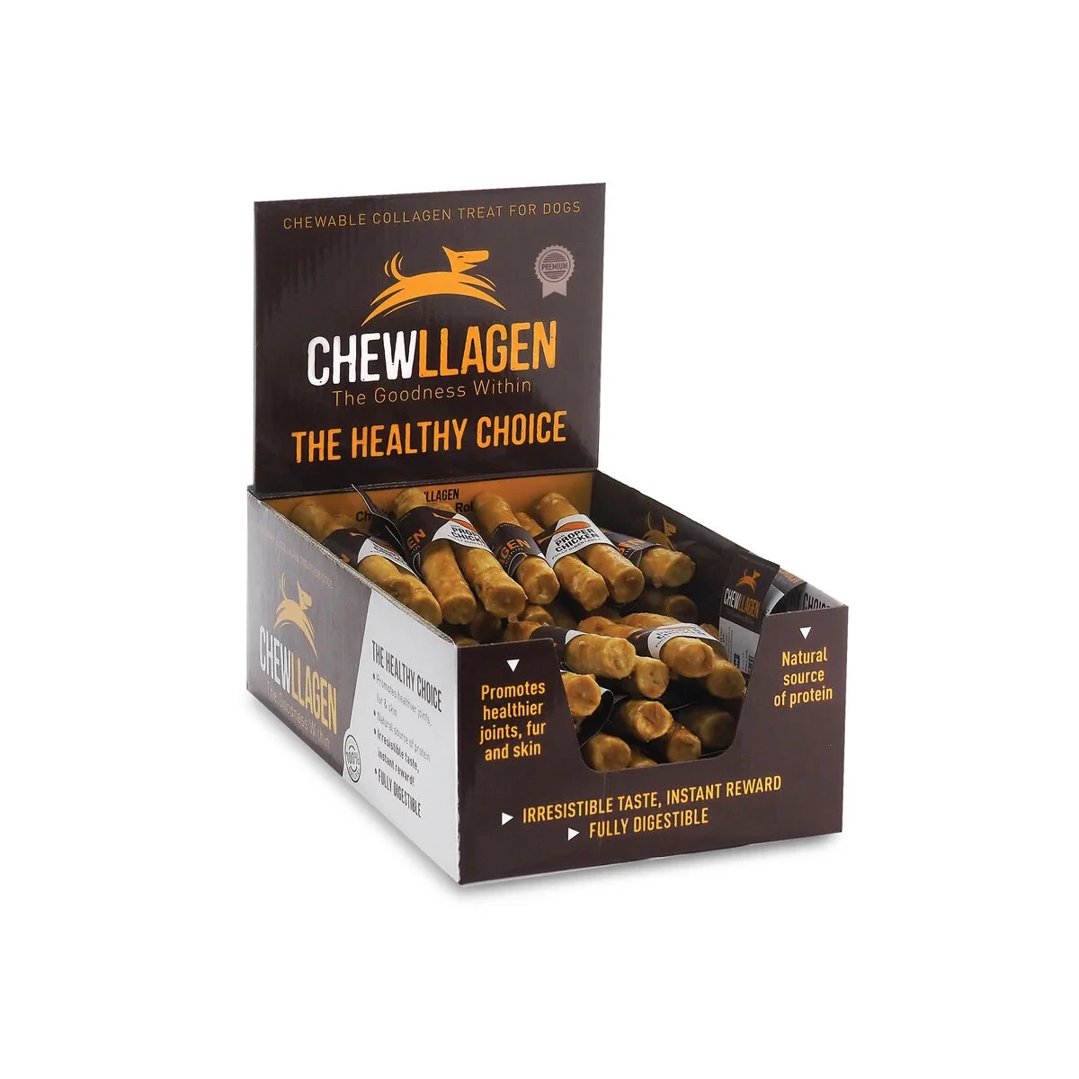 Snack para Perros Chewllagen Pollo (35 Unidades)