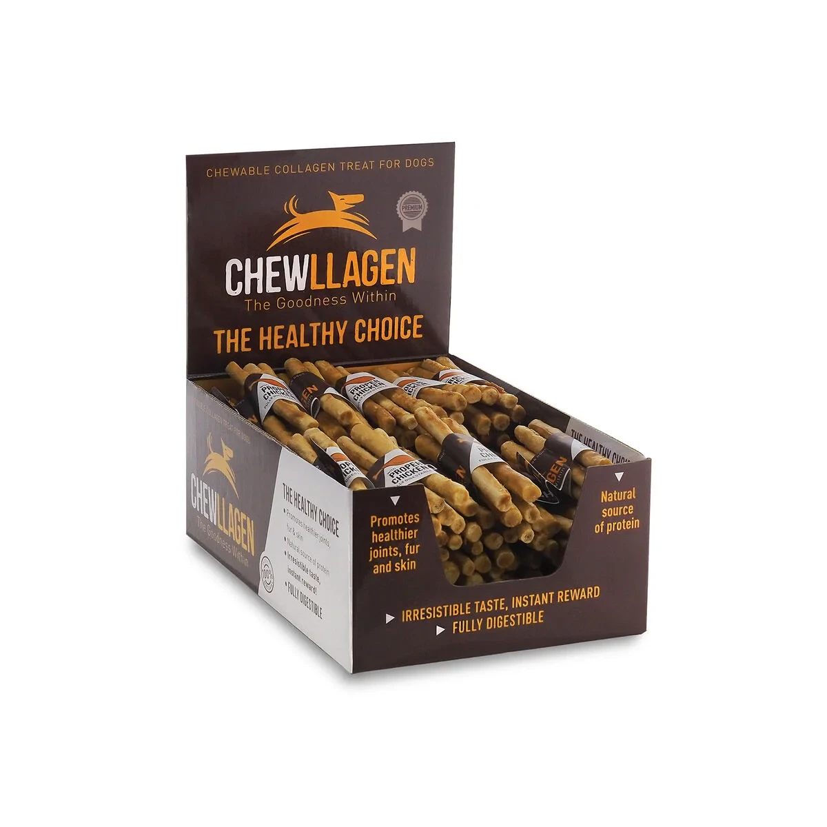 Snack para Perros Chewllagen Pollo (40 unidades)