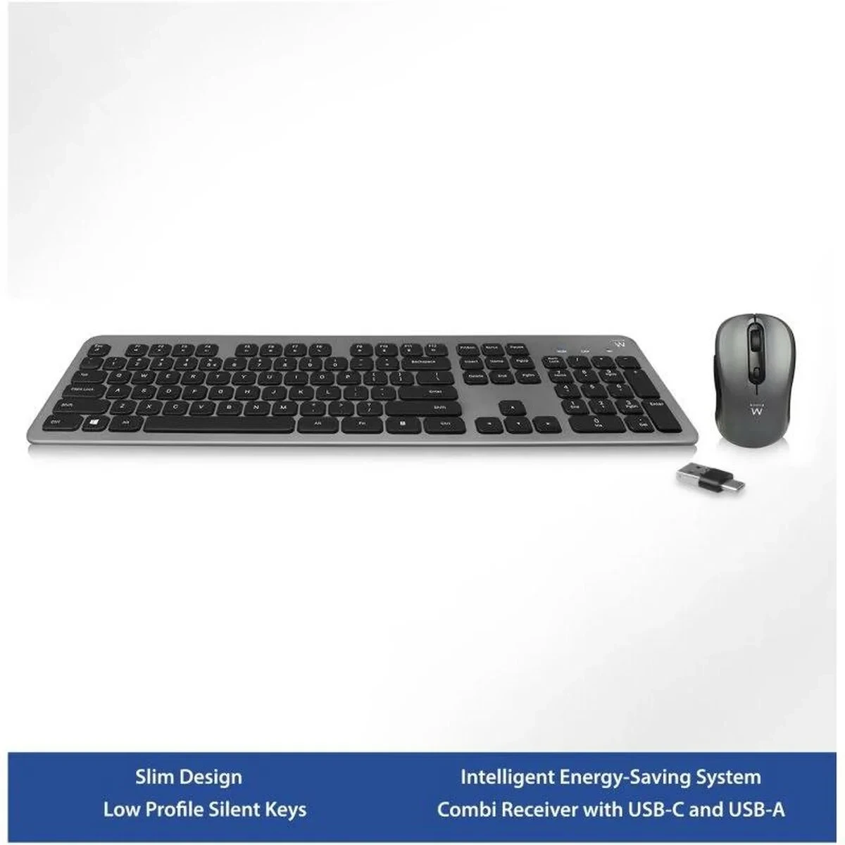 Teclado Ewent EW3272 Negro Qwerty Español QWERTY