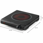 Placa Vitrocerámica DOMO DO30111KP 1250 W