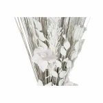 Ramo DKD Home Decor 8424001847440 Flores Gris Blanco Flor seca (40 x 40 x 150 cm) (2 Unidades)