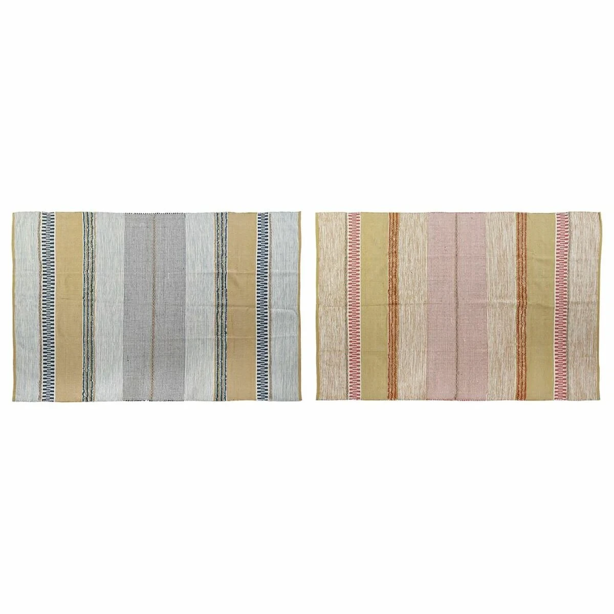 Alfombra DKD Home Decor Multicolor Moderno (2 Unidades) (160 x 230 x 1 cm)