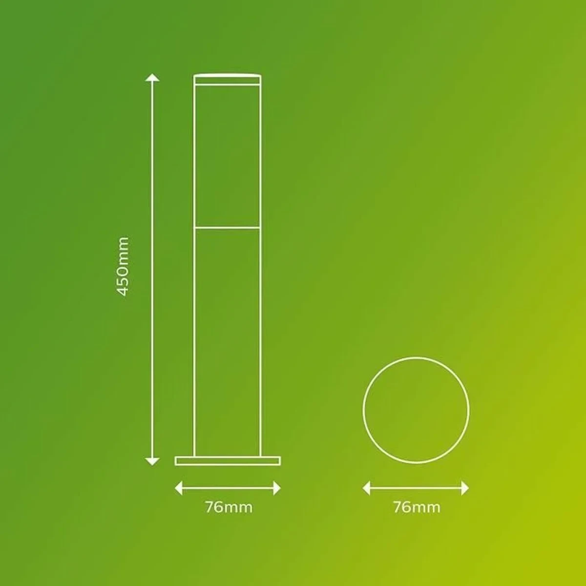 Lámpara Philips Luminarias de exterior Antracita E27 230 V 2700 K