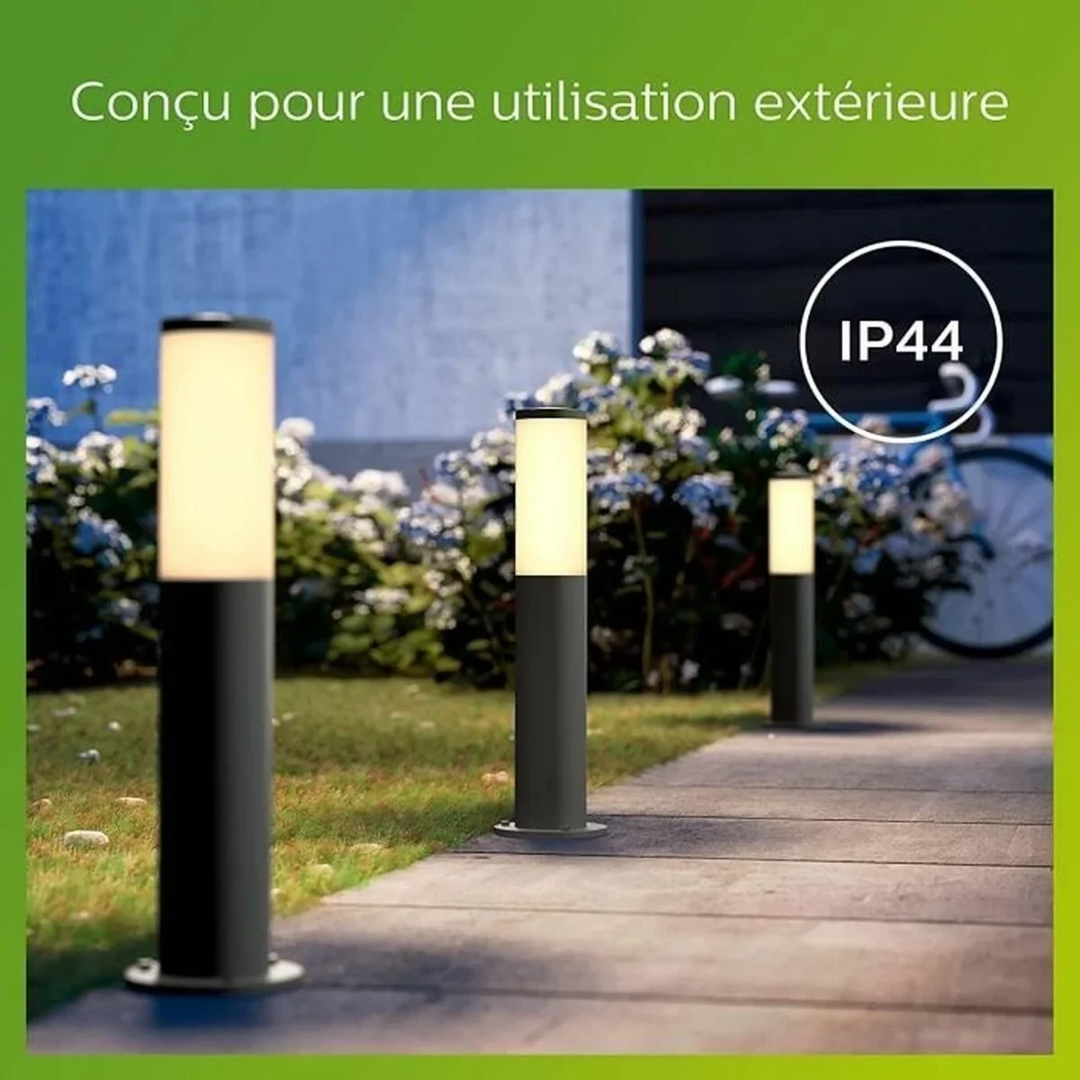 Lámpara Philips Luminarias de exterior Antracita E27 230 V 2700 K