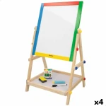 Pizarra 2 en 1 Woomax 5 Piezas 37,5 x 65 x 30,5 cm 4 Unidades