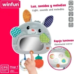 Juguete de bebé Winfun Conejo 25 x 35 x 2,5 cm (4 Unidades)