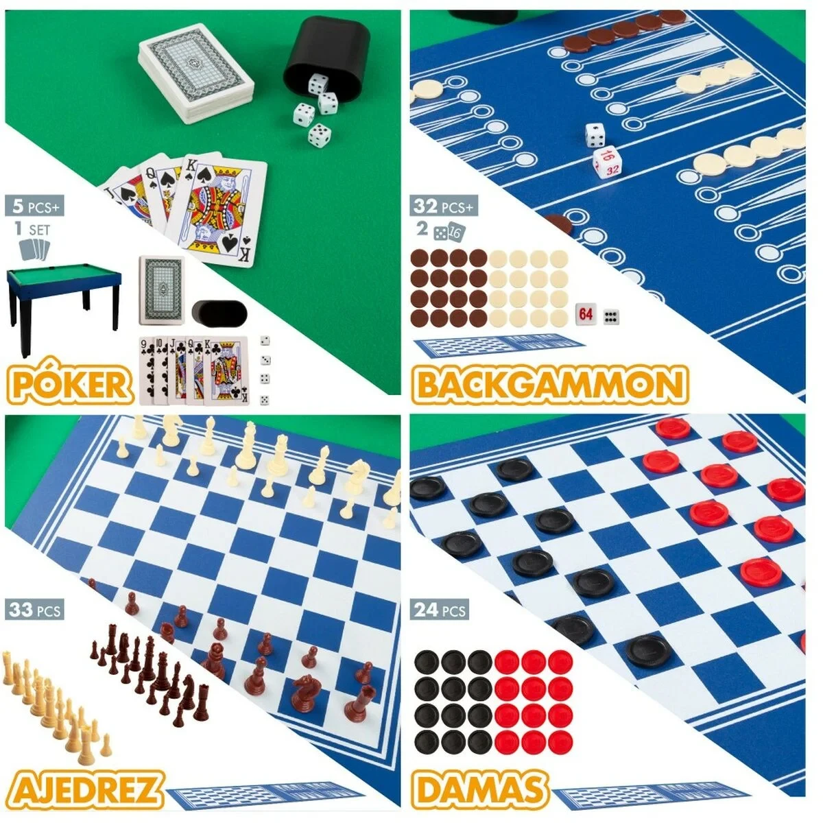 Mesa Multijuegos CB Games 107 x 83,5 x 61 cm 12 en 1