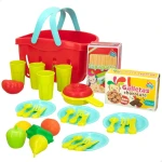 Set de Alimentos de Juguete Colorbaby Menaje y utensilios de cocina 33 Piezas (12 Unidades)