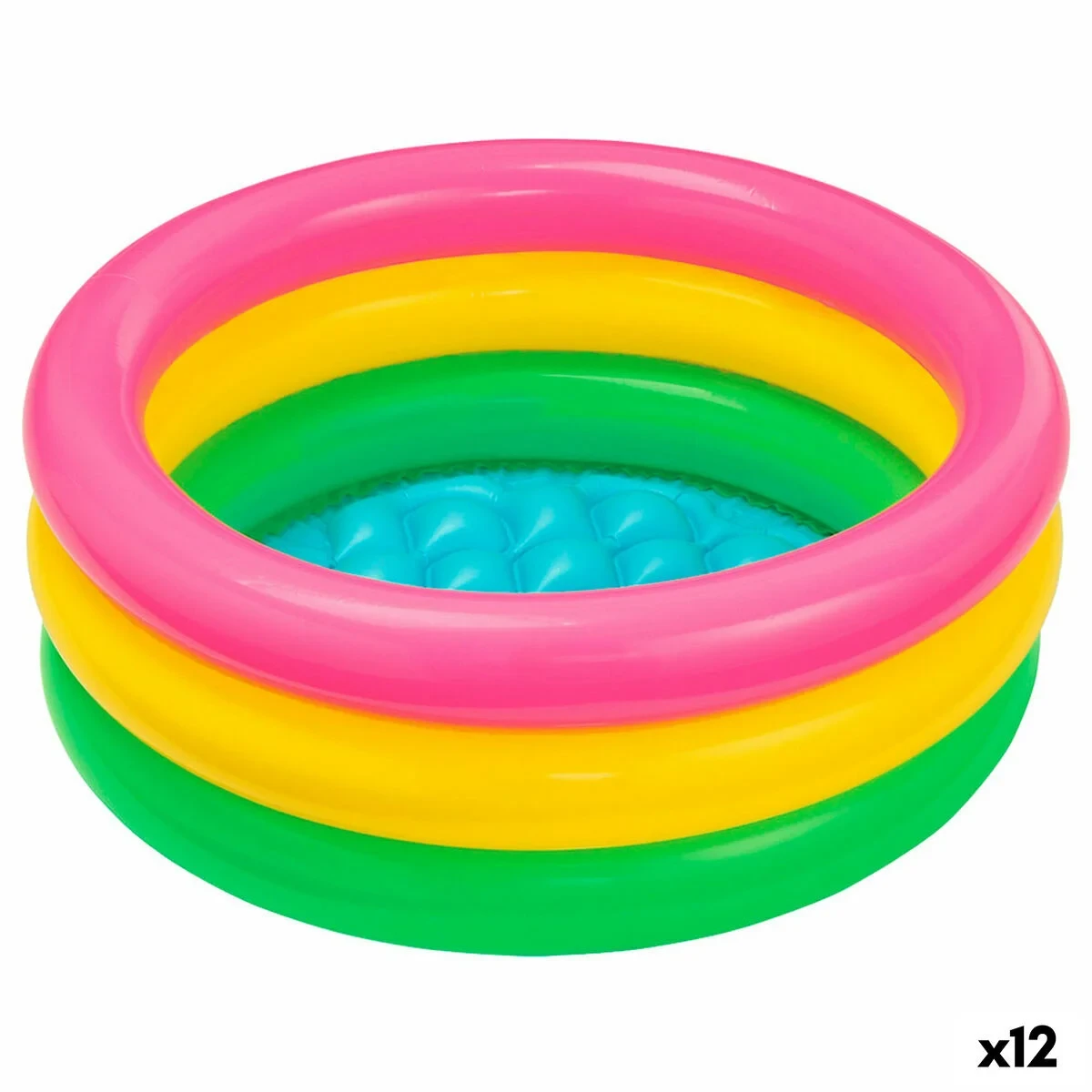 Piscina Hinchable para Niños Intex Sunset Glow Aros 28 L 61 x 22 x 61 cm (12 Unidades)