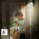 Luz LED con Sensor de Movimiento Aktive Plástico 10,5 x 12,5 x 13,5 cm (12 Unidades)